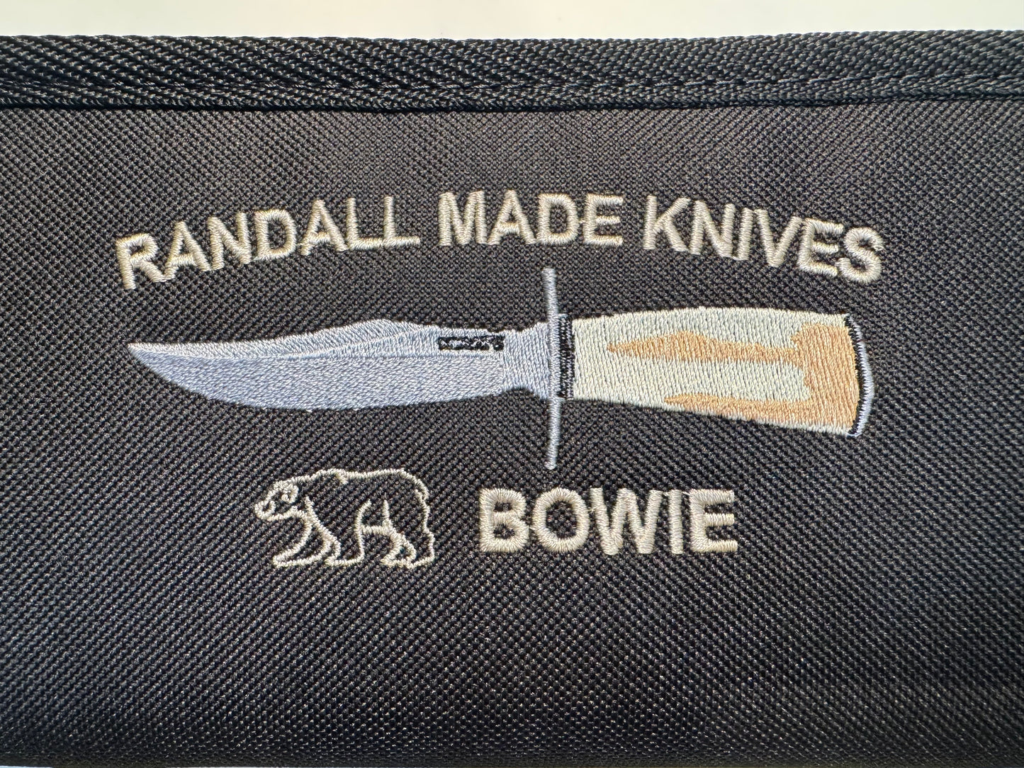 New Robbins Custom Knife case Randall Bear Bowie Special Silk threading 16 inch interior usable case
