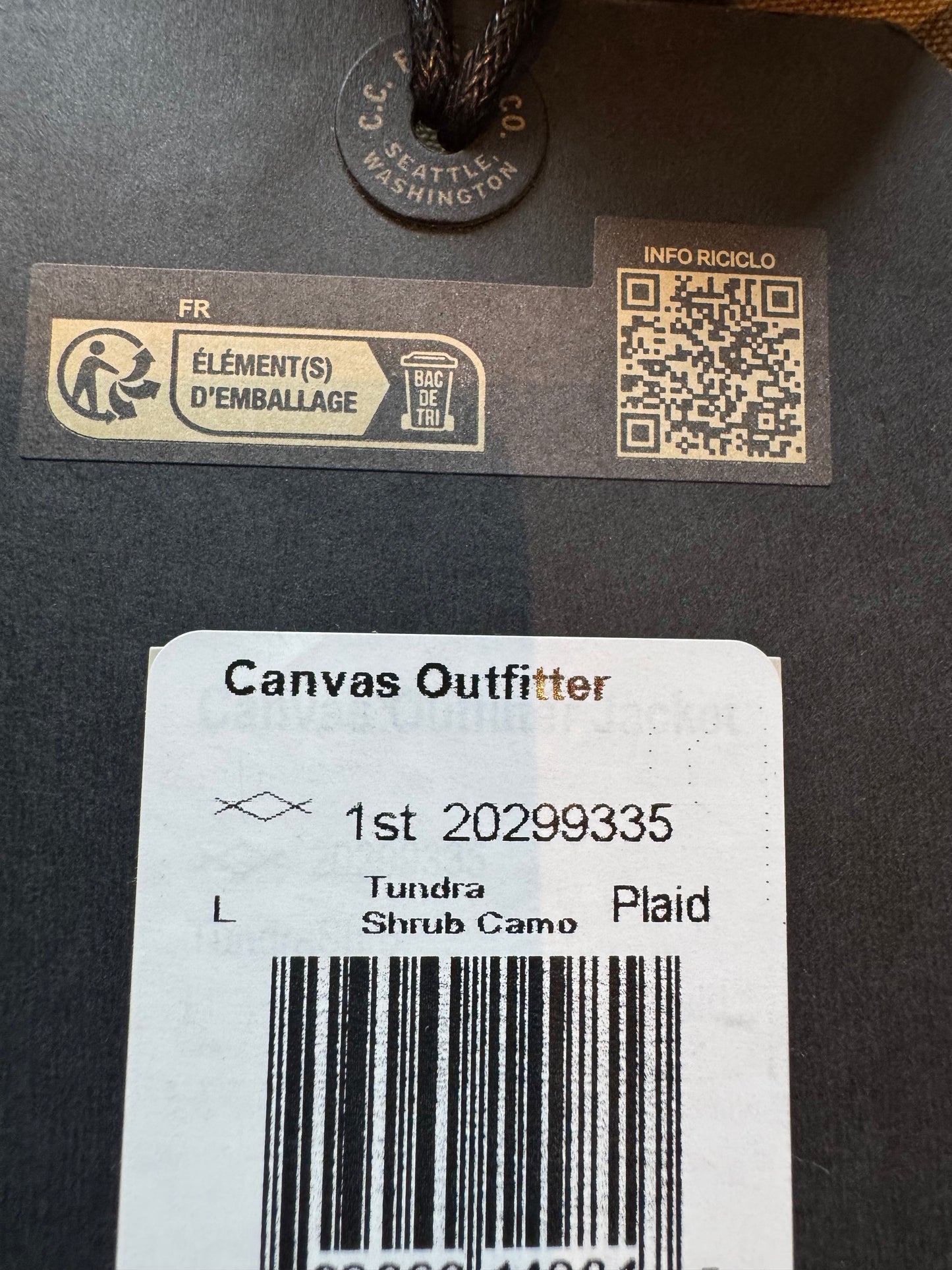 Filson Canvas Outfitter Jacket Tundra or Camo Size Large Sold out at Filson