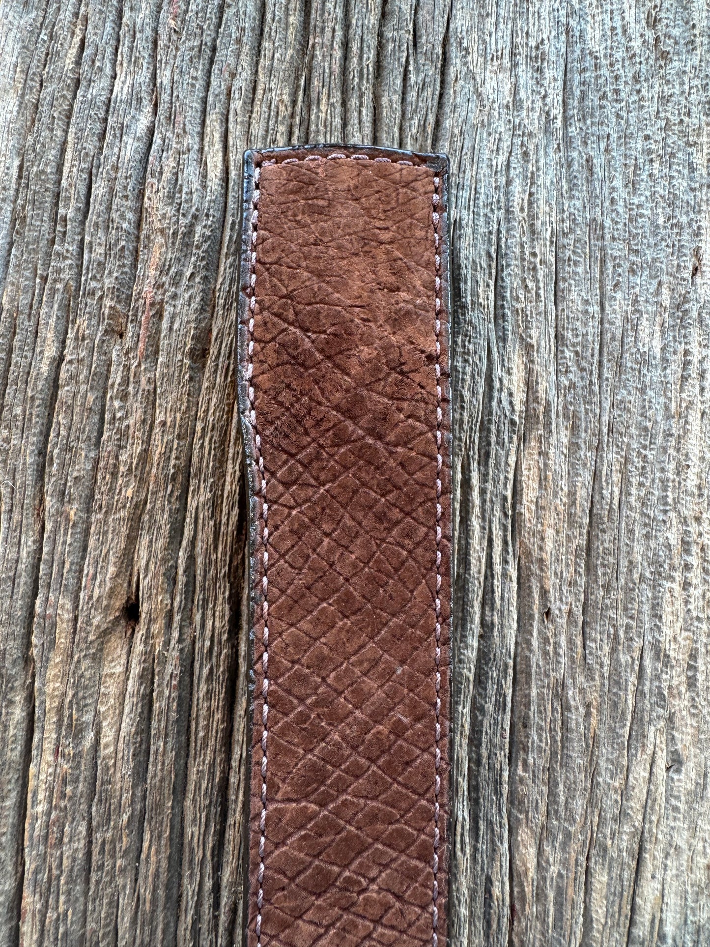 Randall Model 10-7 Fisherman Exotic Sheath in Chocolate Hippo by Treeman.