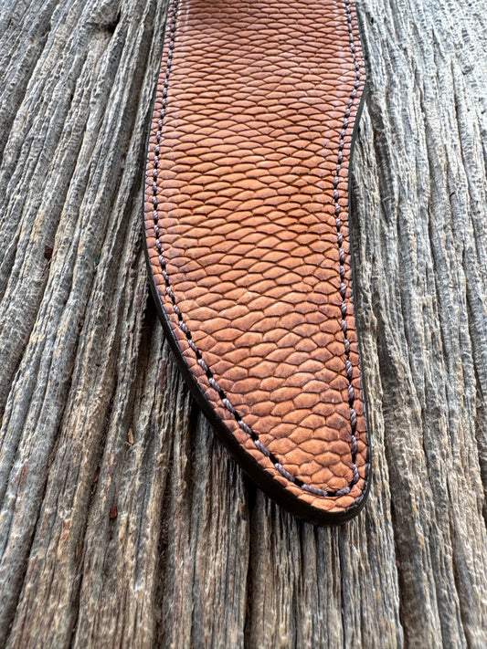 Randall Model 12-8 “Big Bear” Sheath in Exotic Tanned Beaver Pelt by Treeman.