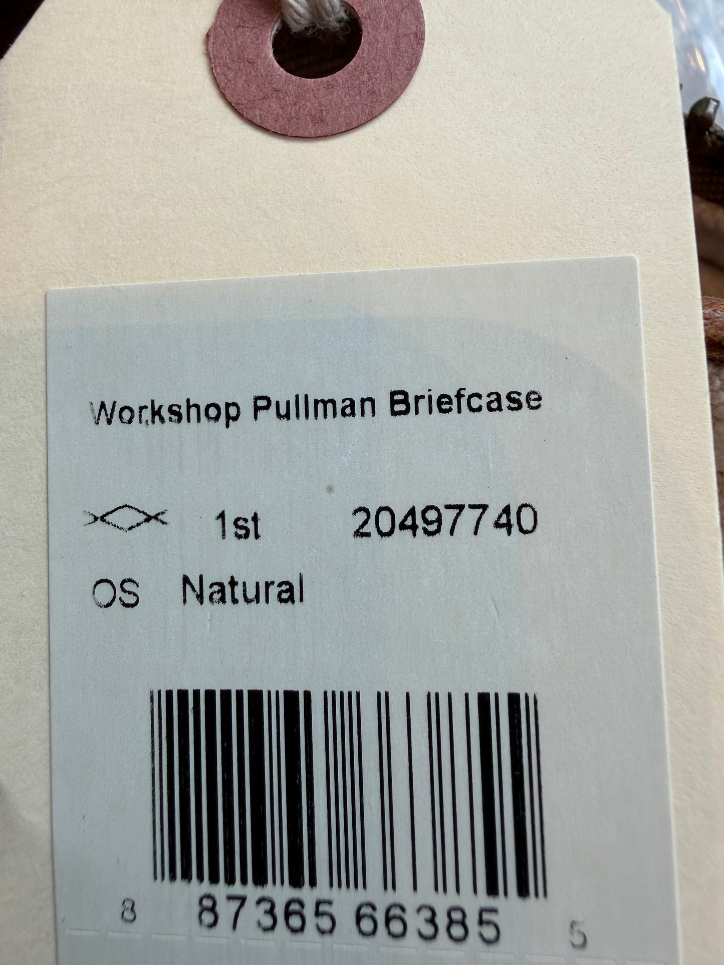 NWT Filson Workshop Pullman Canvas and Leather Briefcase. #13/50
