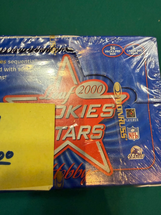 2000 LEAF ROOKIES & STARS FOOTBALL HOBBY BOX SEALED POSSIBLE TOM BRADY ROOKIE