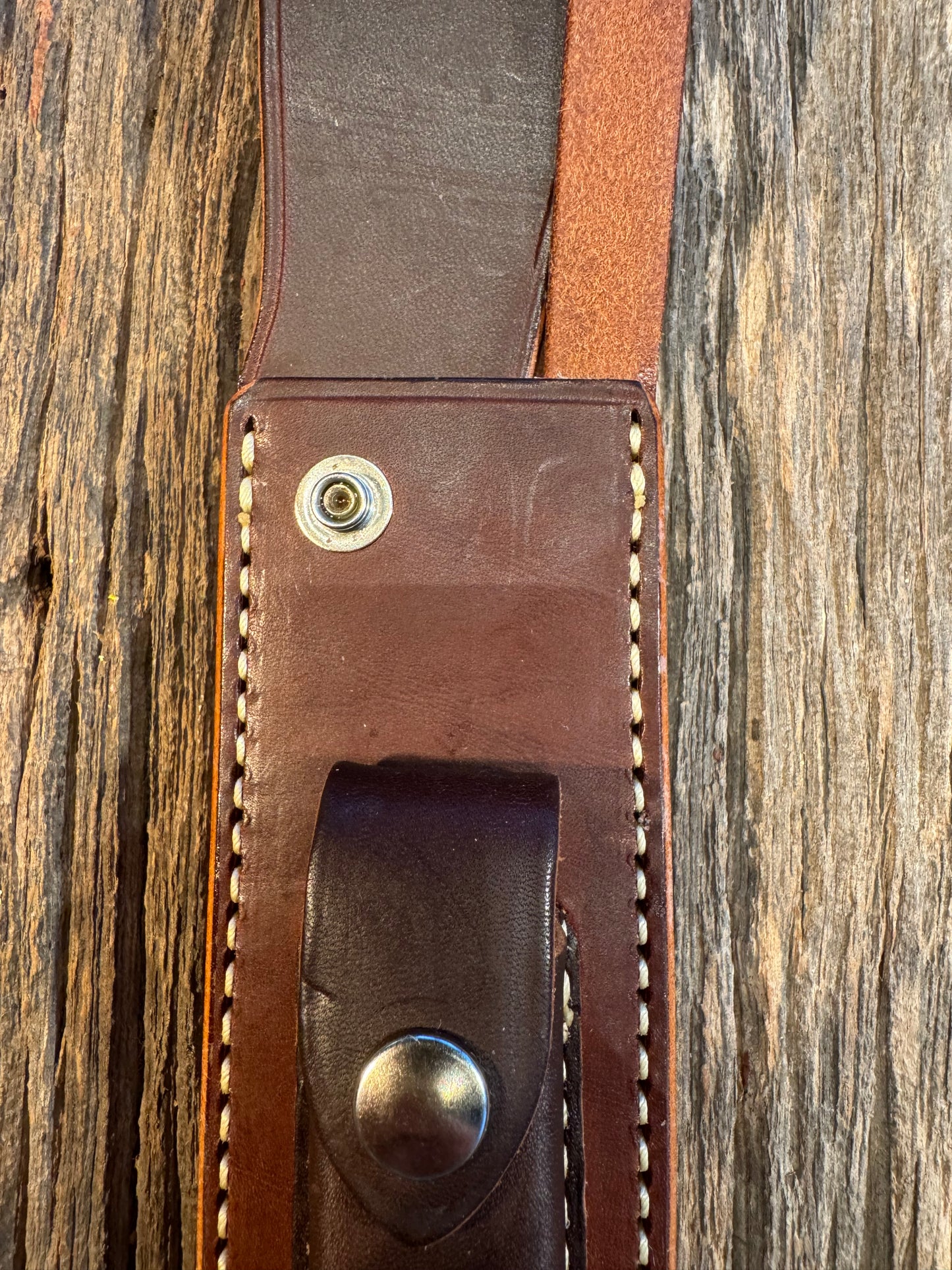 New Randall Sullivans by Gutcher Leather Knife Sheath Model 2-7 with Stone