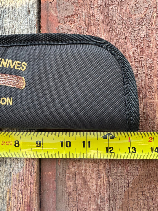 New Robbins Custom Knife case Randall Copper Companion Silk threading 13 inch velvet interior usable case