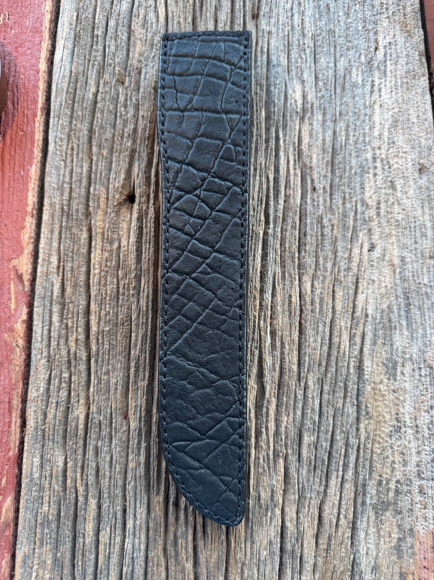 Randall Model 10-7 Fisherman Exotic Sheath in Black Elephant by Treeman.