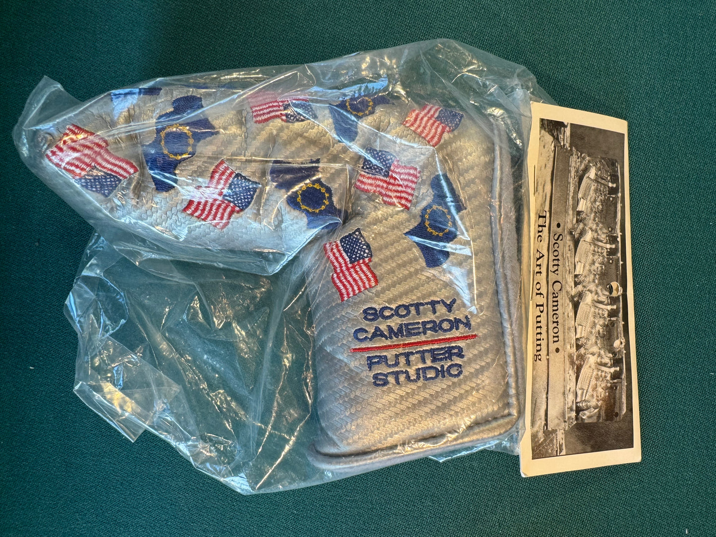 New in Bag Rare Scotty Cameron US vs UK Ryder Cup Head cover