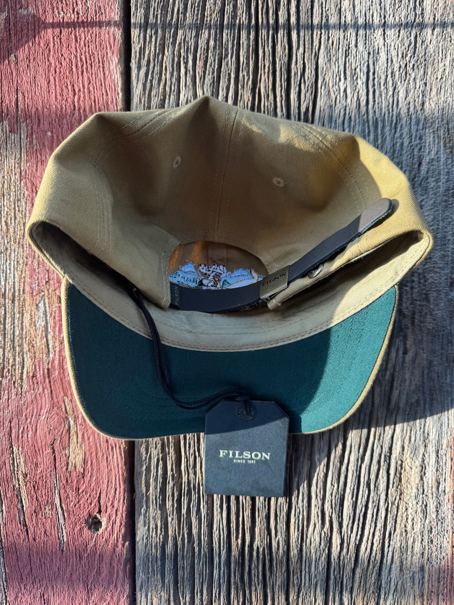 FILSON DRY TIN LOW-PROFILE LOGGER CAP GOLDEN TAN/DEER NWT 20263610 1St
