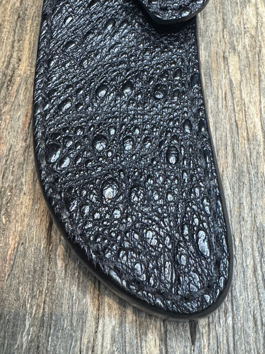 Randall Model 20 Sheath in Exotic Black Snapping Turtle from Treeman.