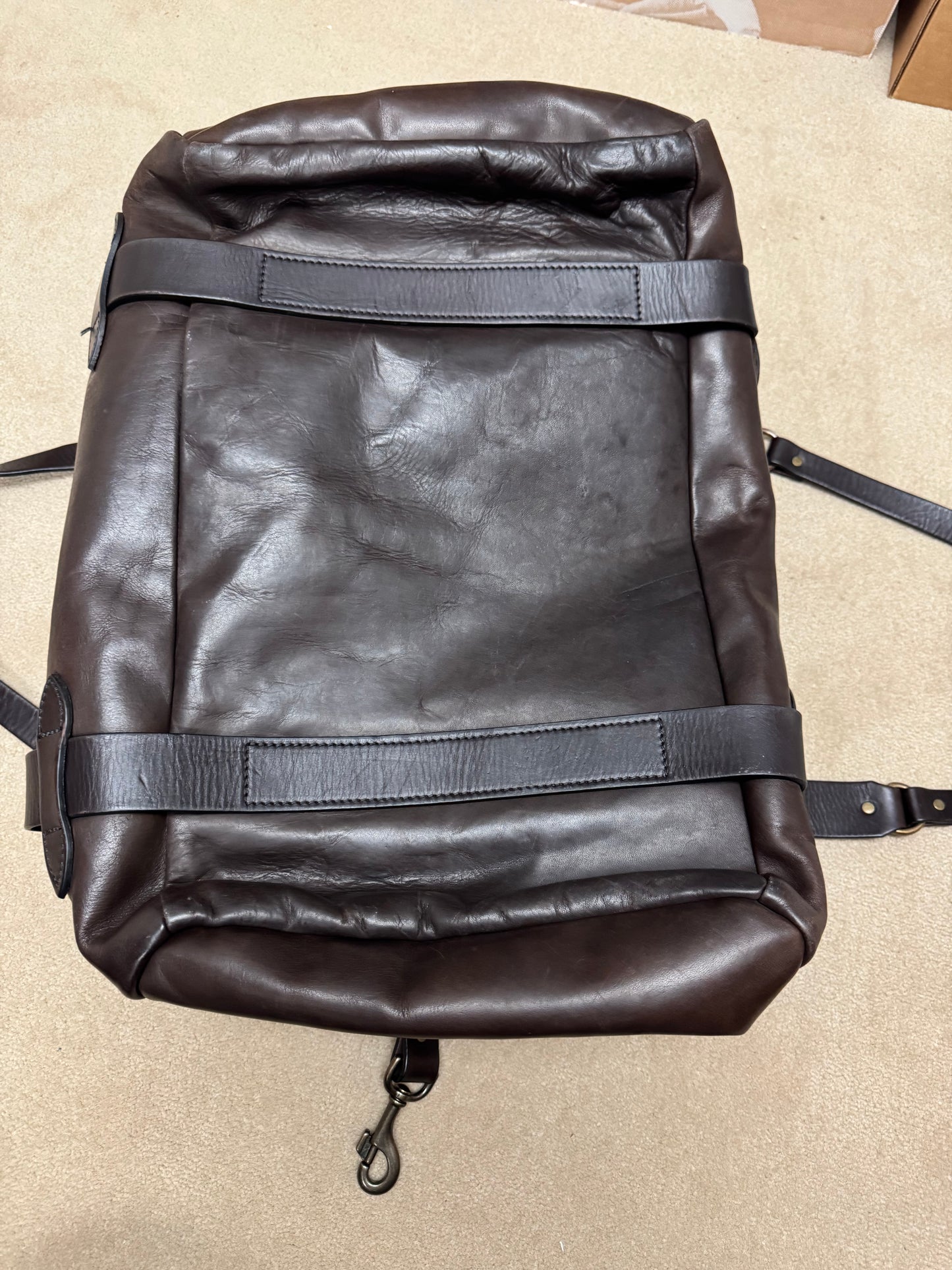 Nice Filson Weatherproof Leather Duffle Sierra Brown Grail Rare