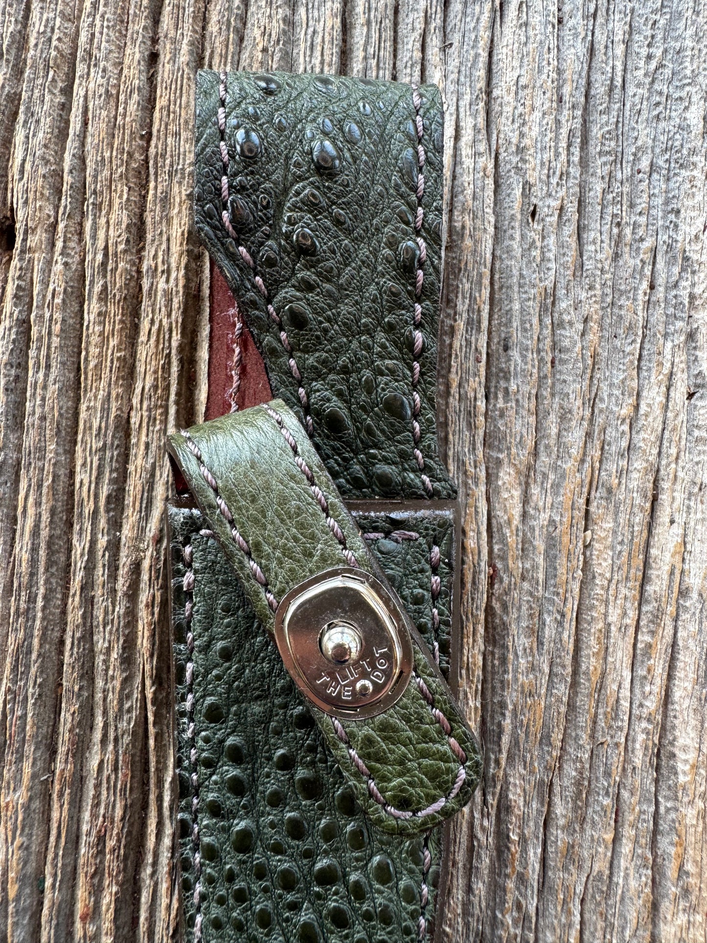 Randall Model 8-4 Sheath in Exotic Brown Snapping Turtle ( Double sided in Turtle) from Treeman.