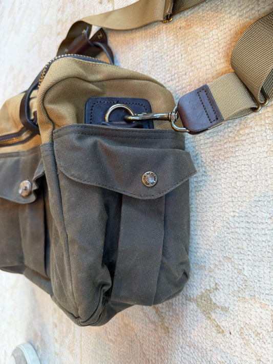 New without tags USA MADE Filson Heritage Sportsman Tan and Otter Green. -11070073