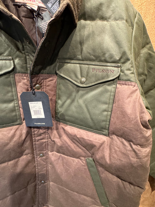 Filson Down Jac Shirt in Otter Green New with Tags in Bag Size XL 20285039
