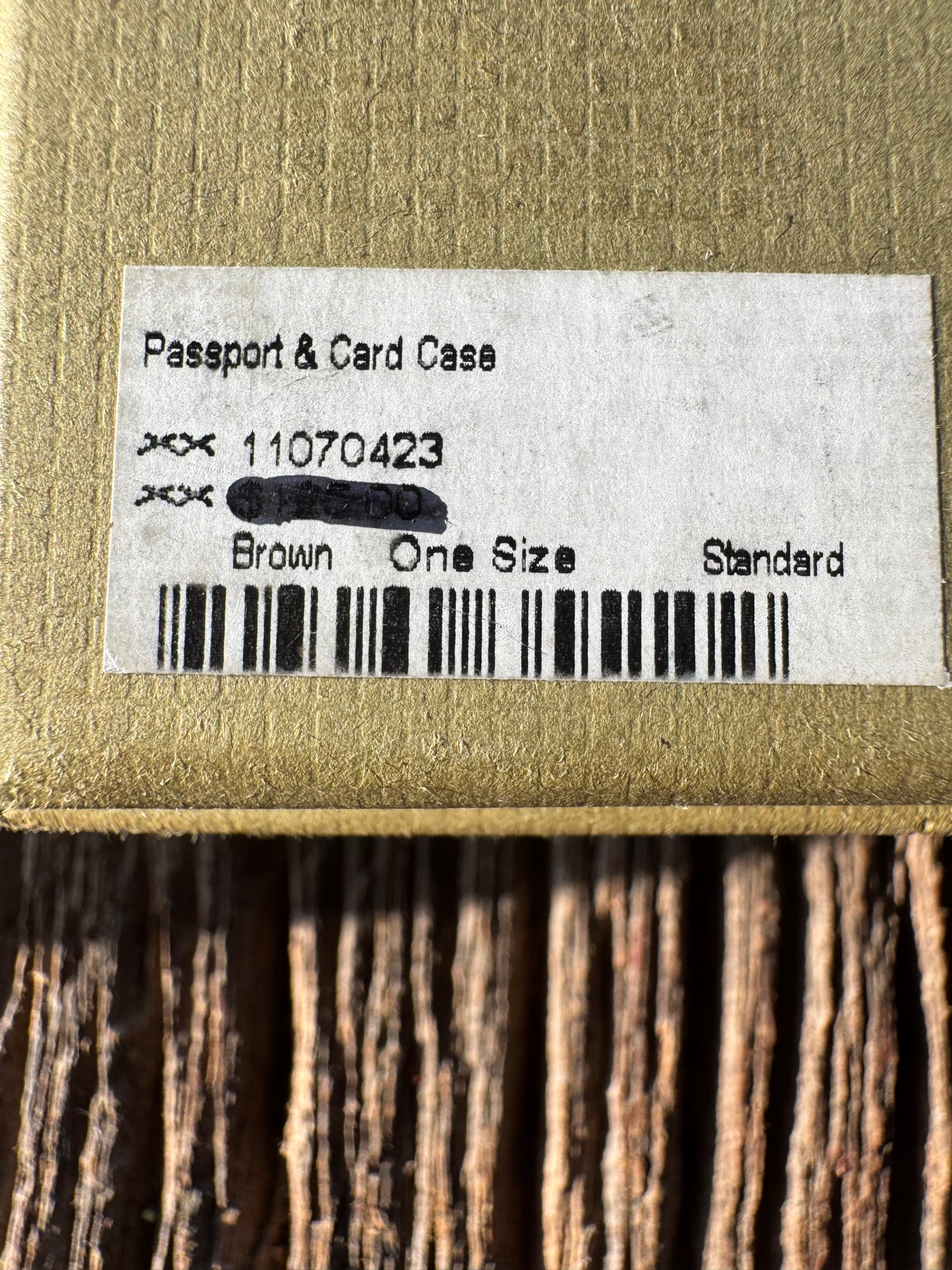 Rare and Discontinued long ago Filson Passport And Card Case New in Box USA Black Bridle Leather 11070423