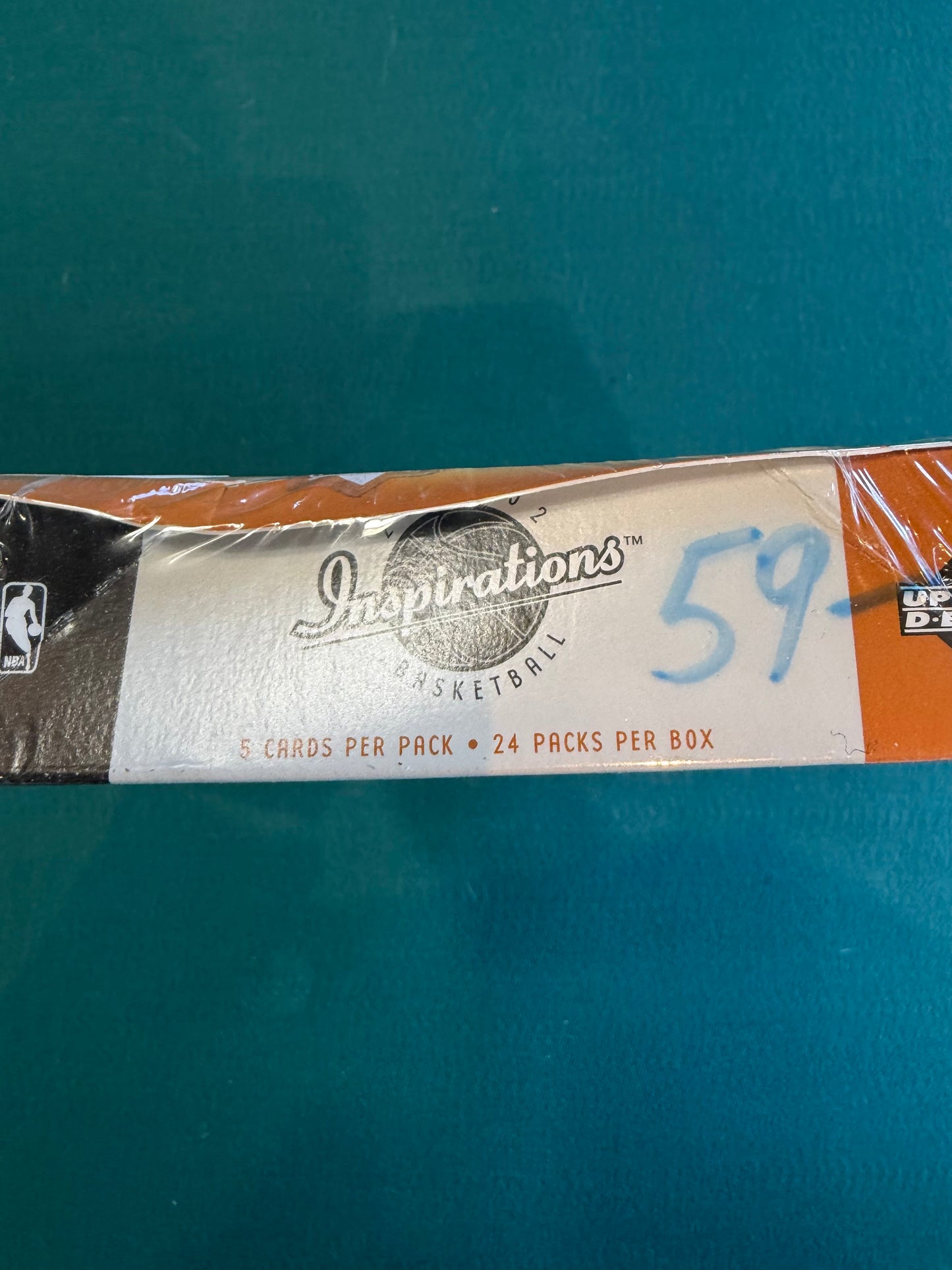 2001-02 Upper Deck Inspirations Basketball Factory Sealed Hobby Box 24 packs per box, 5 cards per pack.