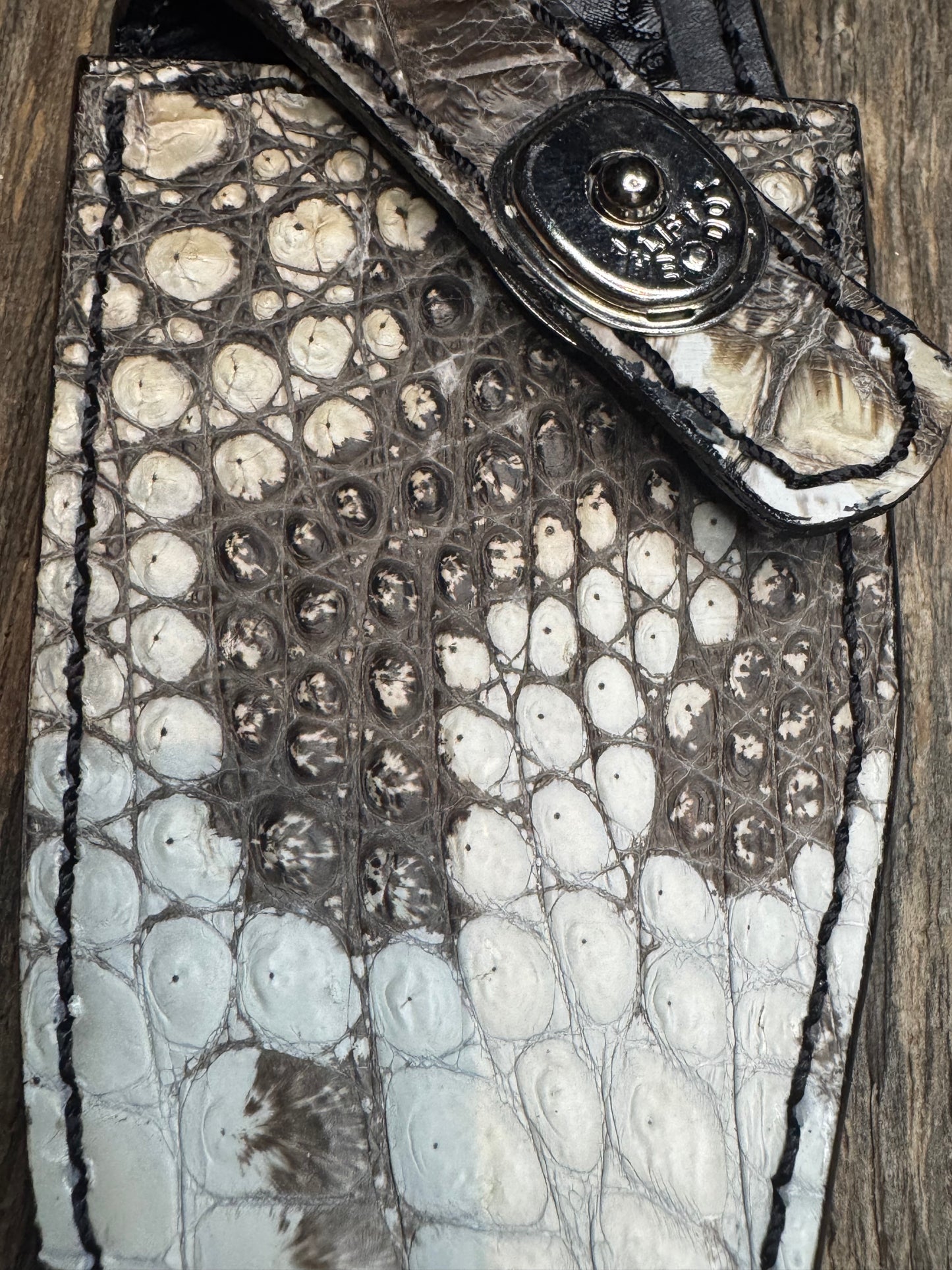 Randall Model 19-5 Exotic Natural Crocodile Sheath from Treeman.