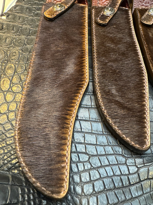 Limited Edition Set of Four Sheath’s. A Randall Model 12-11, Model 12-9, Model 12-8, Model 19-5. All in Exotic African Sable Fur. Limited to just 9 sets this being #6 of 9 by Treeman.