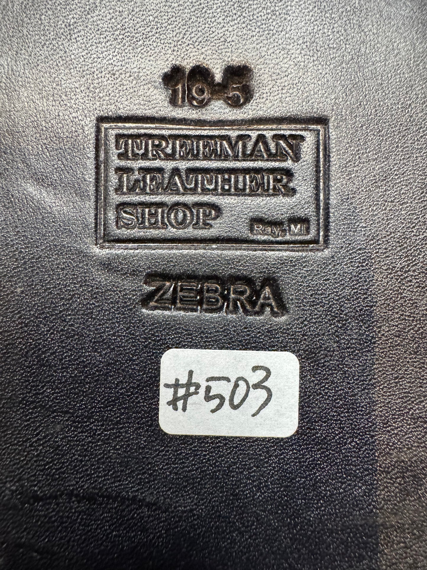 Randall Model 19-5 Exotic Zebra Skin Sheath from Treeman.