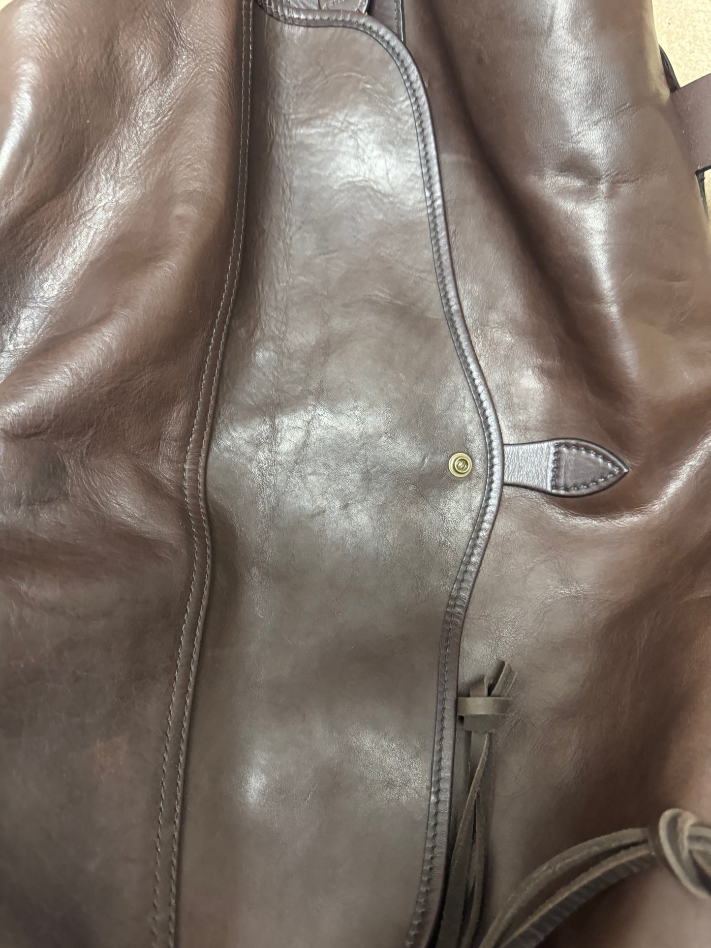 Nice Filson Weatherproof Leather Duffle Sierra Brown Grail Rare
