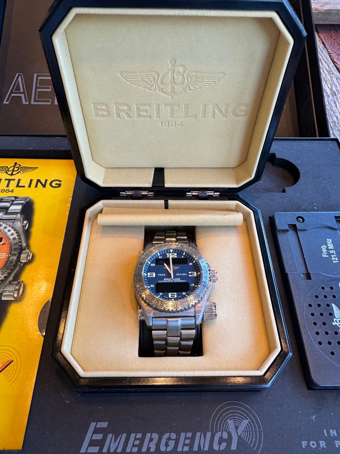 Breitling Emergency Reference Number. E73621. Eperp or Beacon never activated.