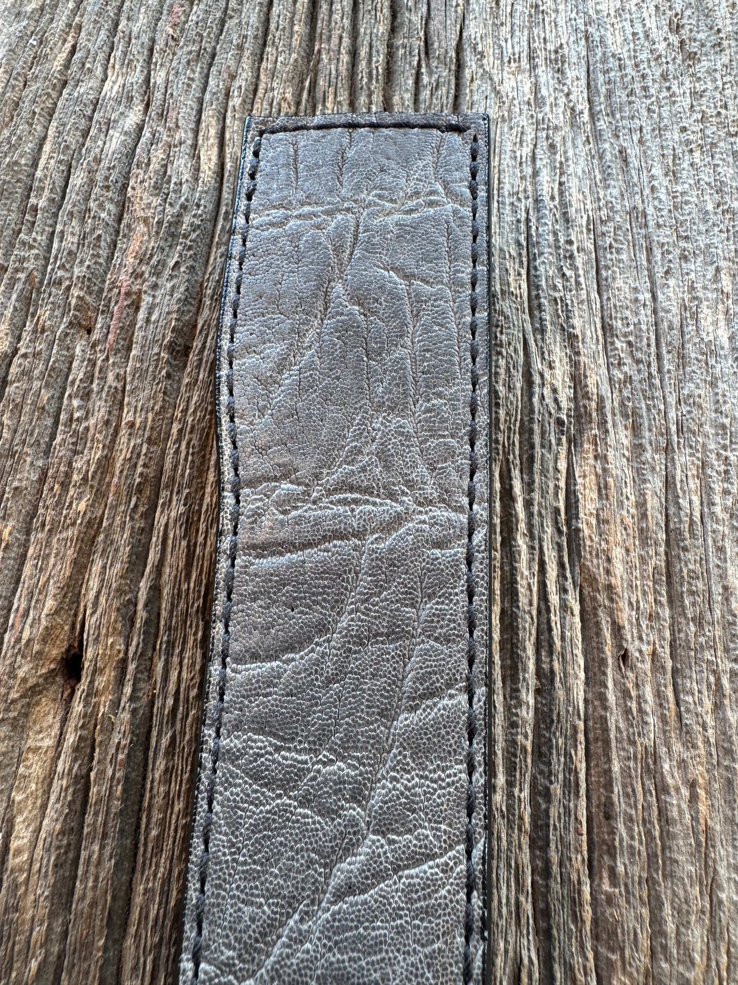 Randall Model 10-7 Fisherman Exotic Sheath in Gray Elephant by Treeman.