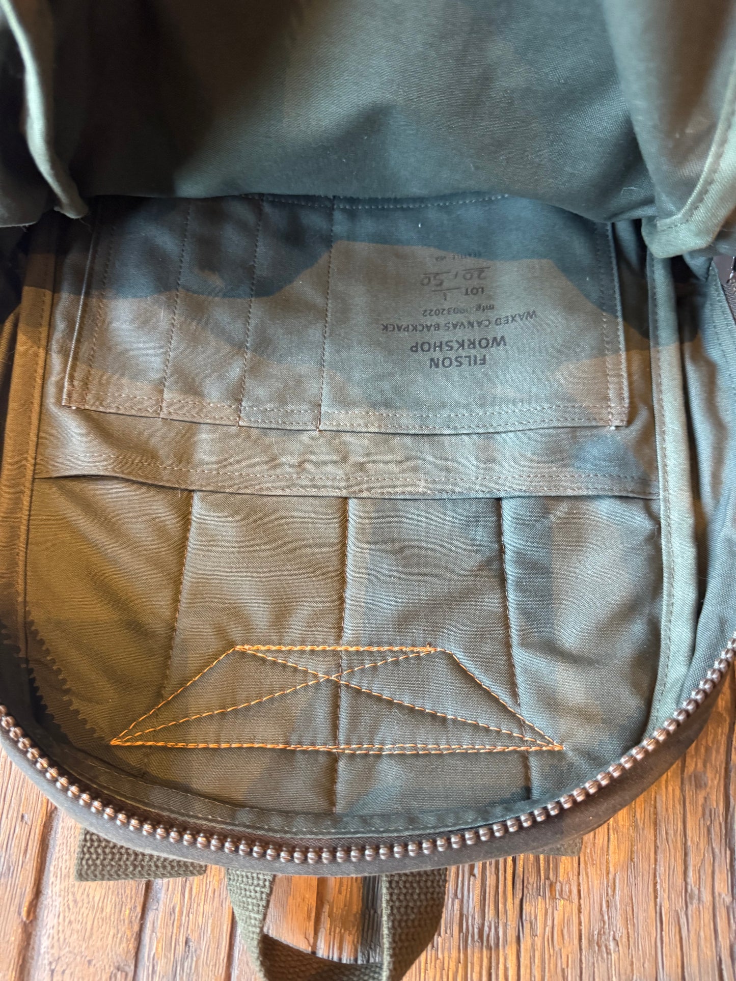 NWT Filson Workshop Waxed Canvas Backpack #20 of 50 Limited Edition Made in USA