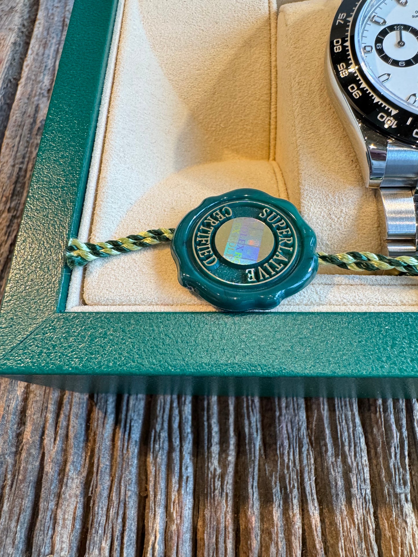 New in Box unworn 2018 Rolex Daytona Panda. Model # 116500LN contact via email for details.
