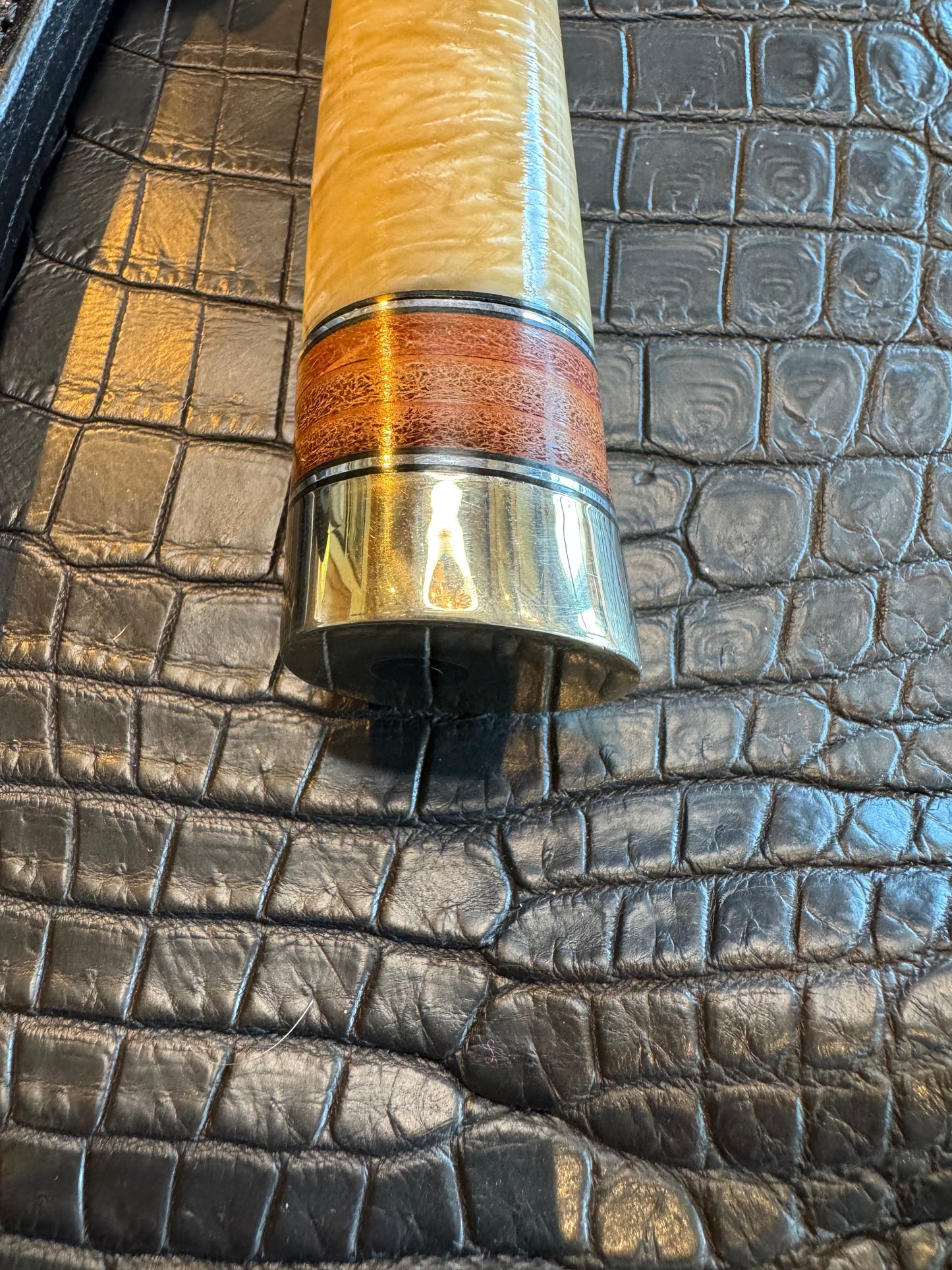 Randall Model 27 Musk Ox and stacked Leather Stainless Steel NSH