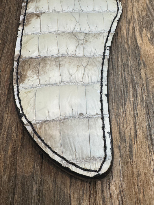 Randall Model 12-11 “Smitty” Anus Sheath in Exotic Natural Crocodile from Treeman.