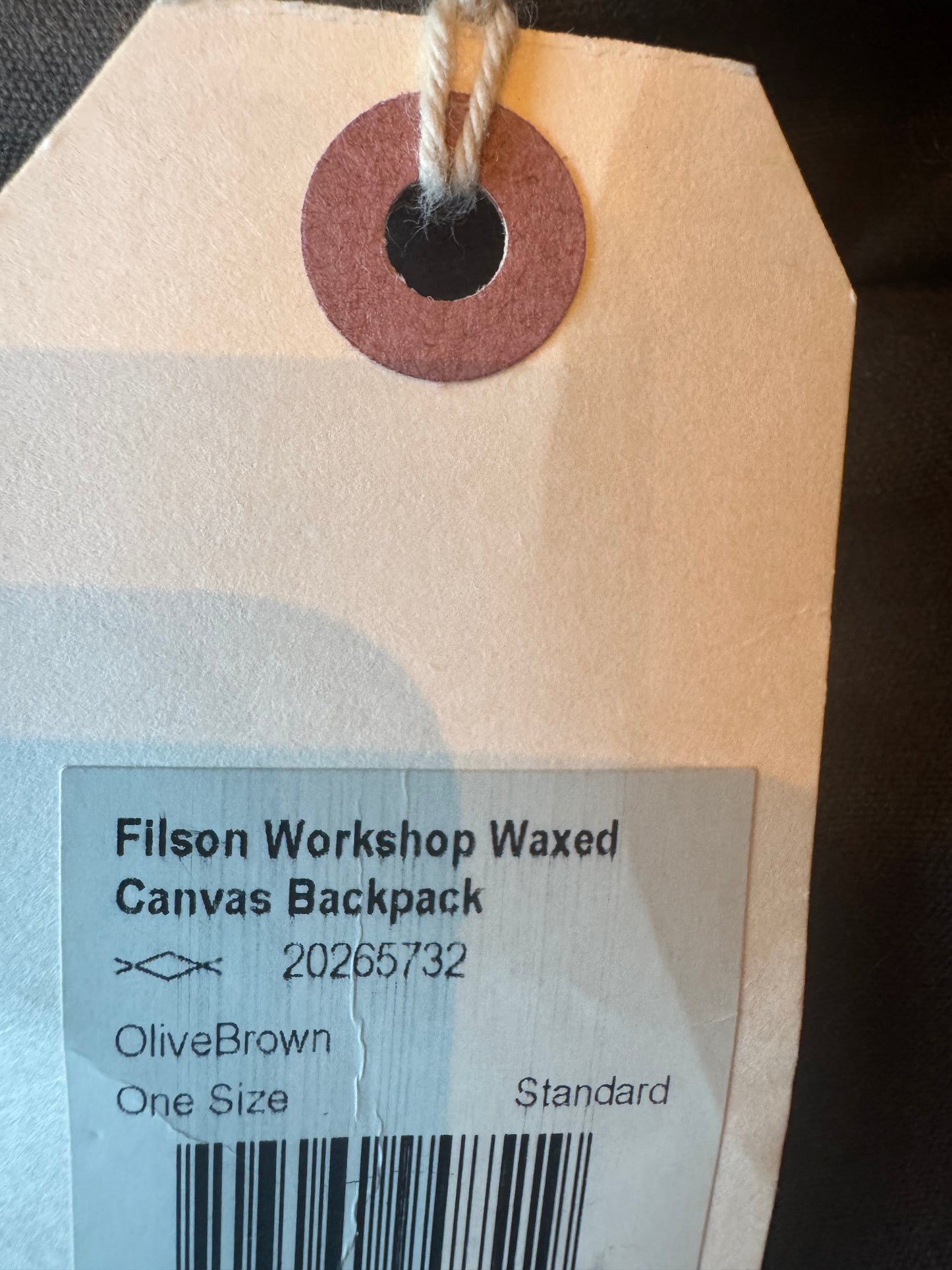 NWT Filson Workshop Waxed Canvas Backpack #20 of 50 Limited Edition Made in USA