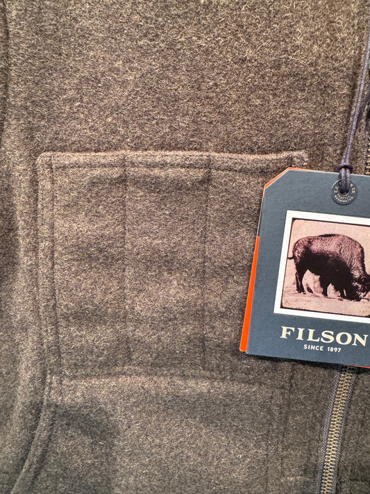Filson Lined Mackinaw Wool Work Vest XL Sherpa Forest Green NEW Tags Scarce 21099228