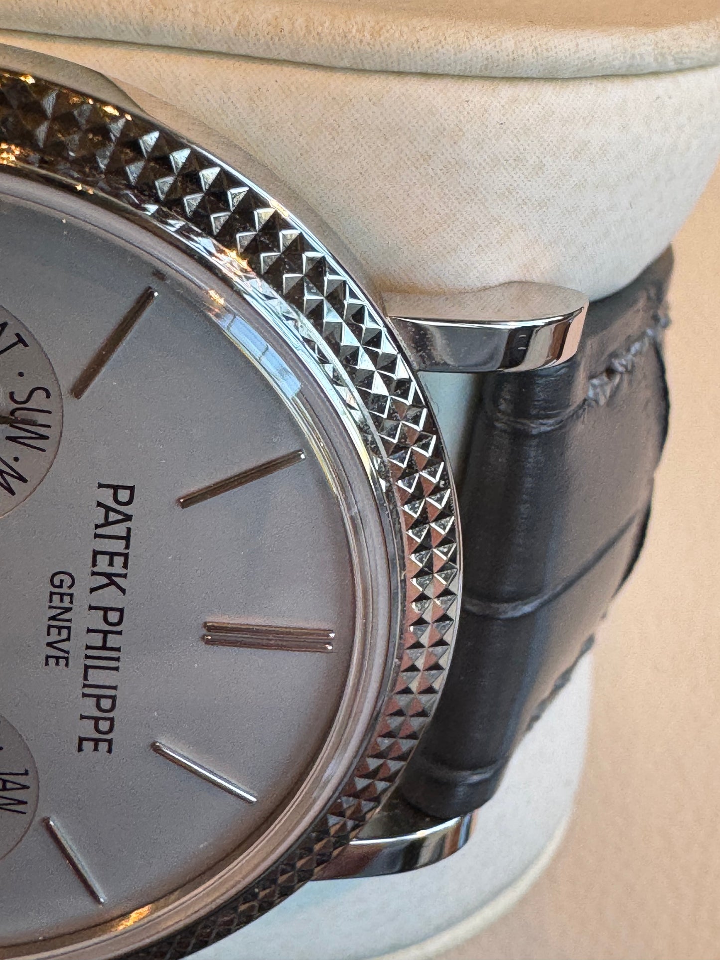 Patek Philippe Perpetual Calendar Grand Complications Perpetual Calendar 5139G-001 Matte Grey Strap like new.