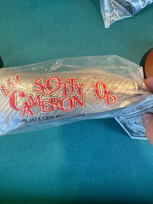 New in Bag Rare Scotty Cameron 2006 Cameron Club Head cover