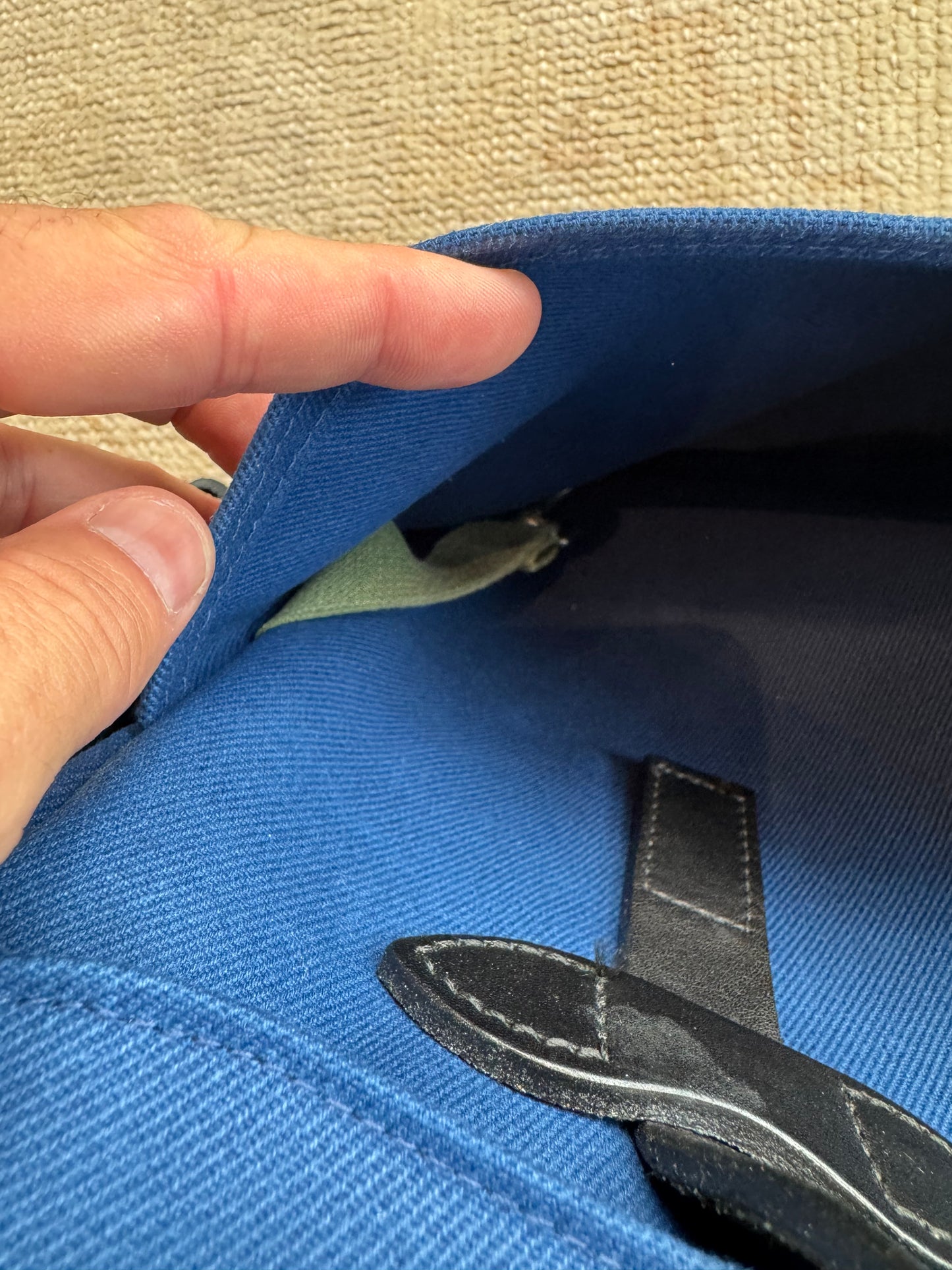 NWT Filson Rugged Twill Flag Blue Briefcase NWT Model # 20195528