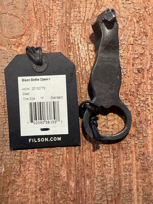 Filson Steel Buffalo Bottle Opener Sold out at Filson.