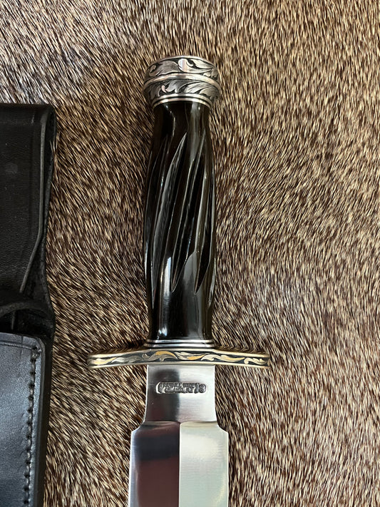 TC Special Fluted Buffalo, Engraved By Jere Davidson with Gold Inlay