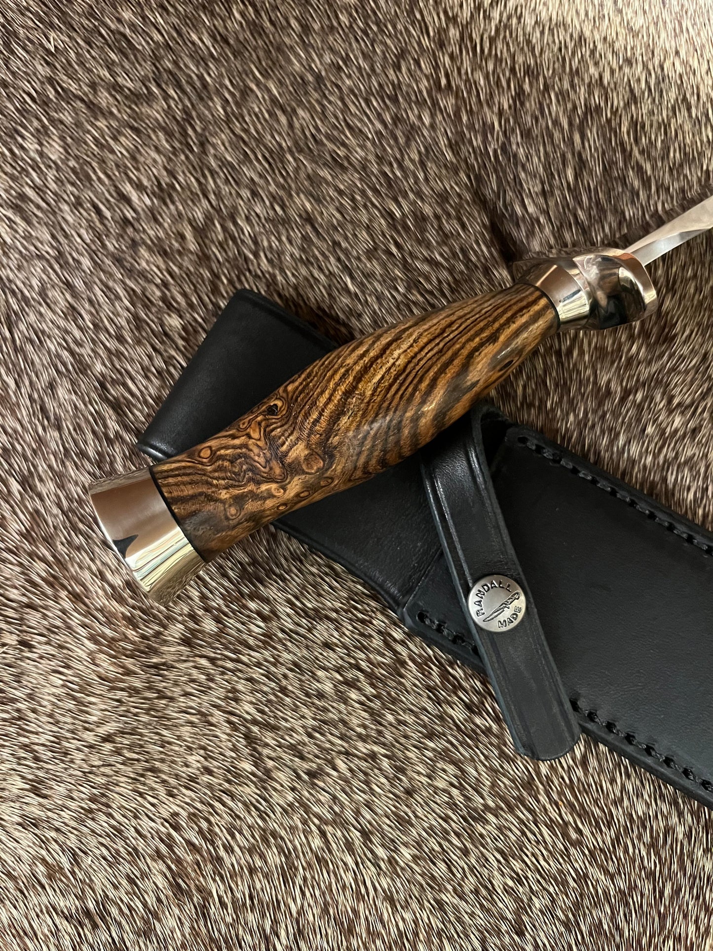 Model 2-8” with Beautiful Bocote Wood Handle