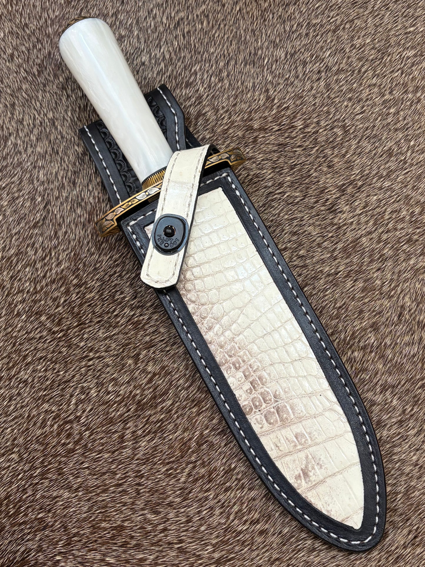TC Special - Poly Pearl Engraved by Master Engraver Jere Davidson with Fine Silver Inlay