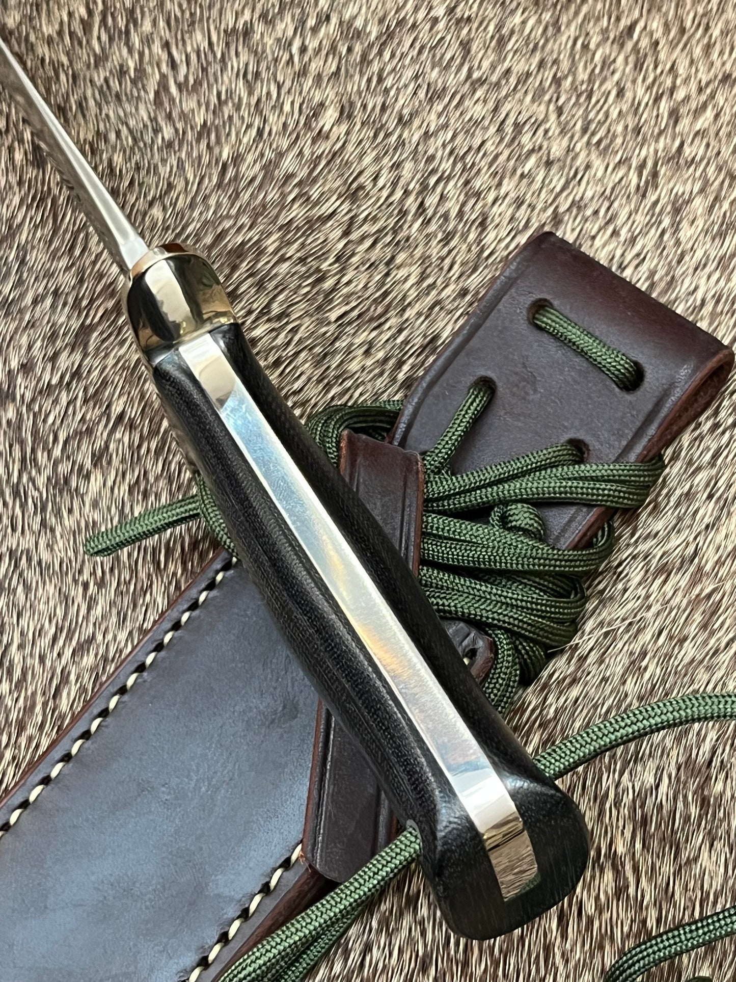 Model 16-7” Special Fighter #1 NASA Black Canvas Micarta