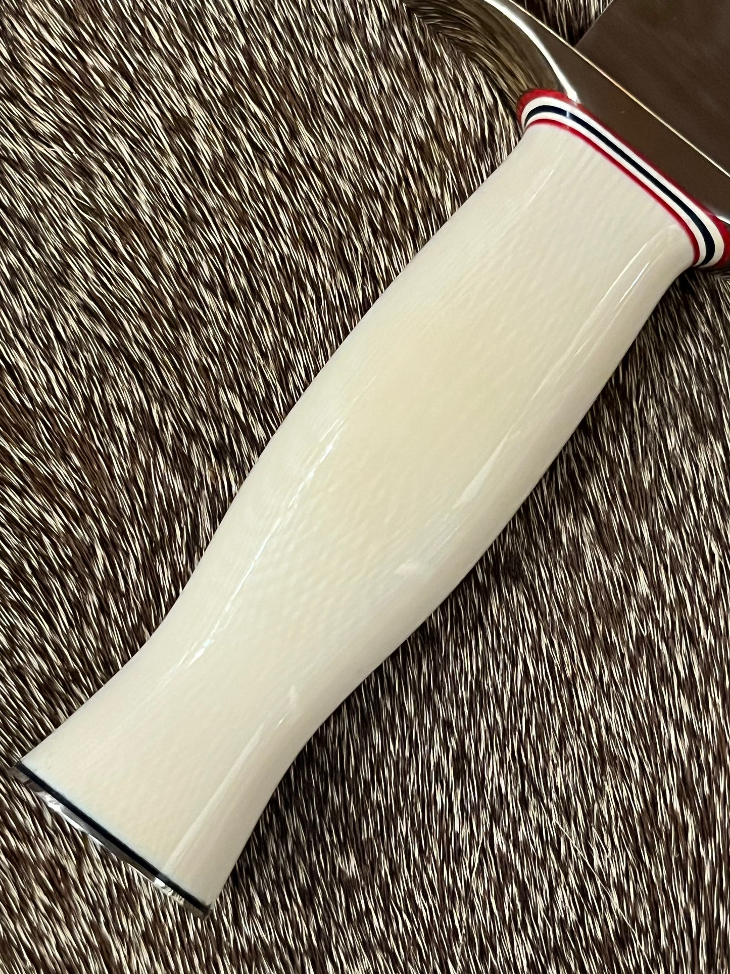#12-9” #14 Grind Sportsman Bowie with Elephant Ivory