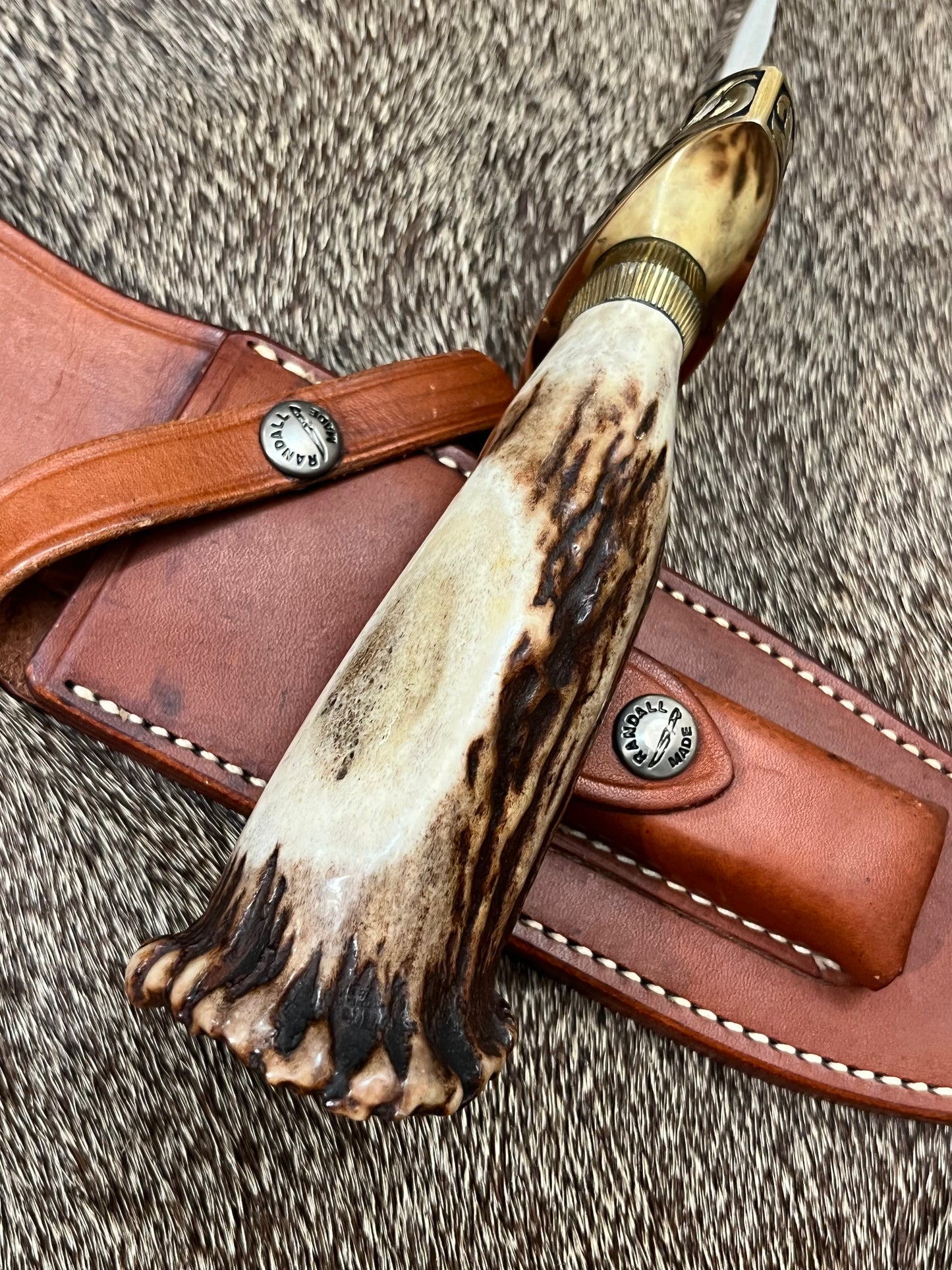 Model 12-8 Big Bear Crown Stag, Engraved by Master Engraver Jere Davidson with Fine Silver Inlay