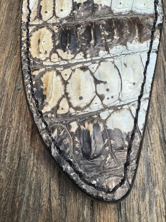 Randall Model 19-5 Exotic Natural Crocodile Sheath from Treeman.