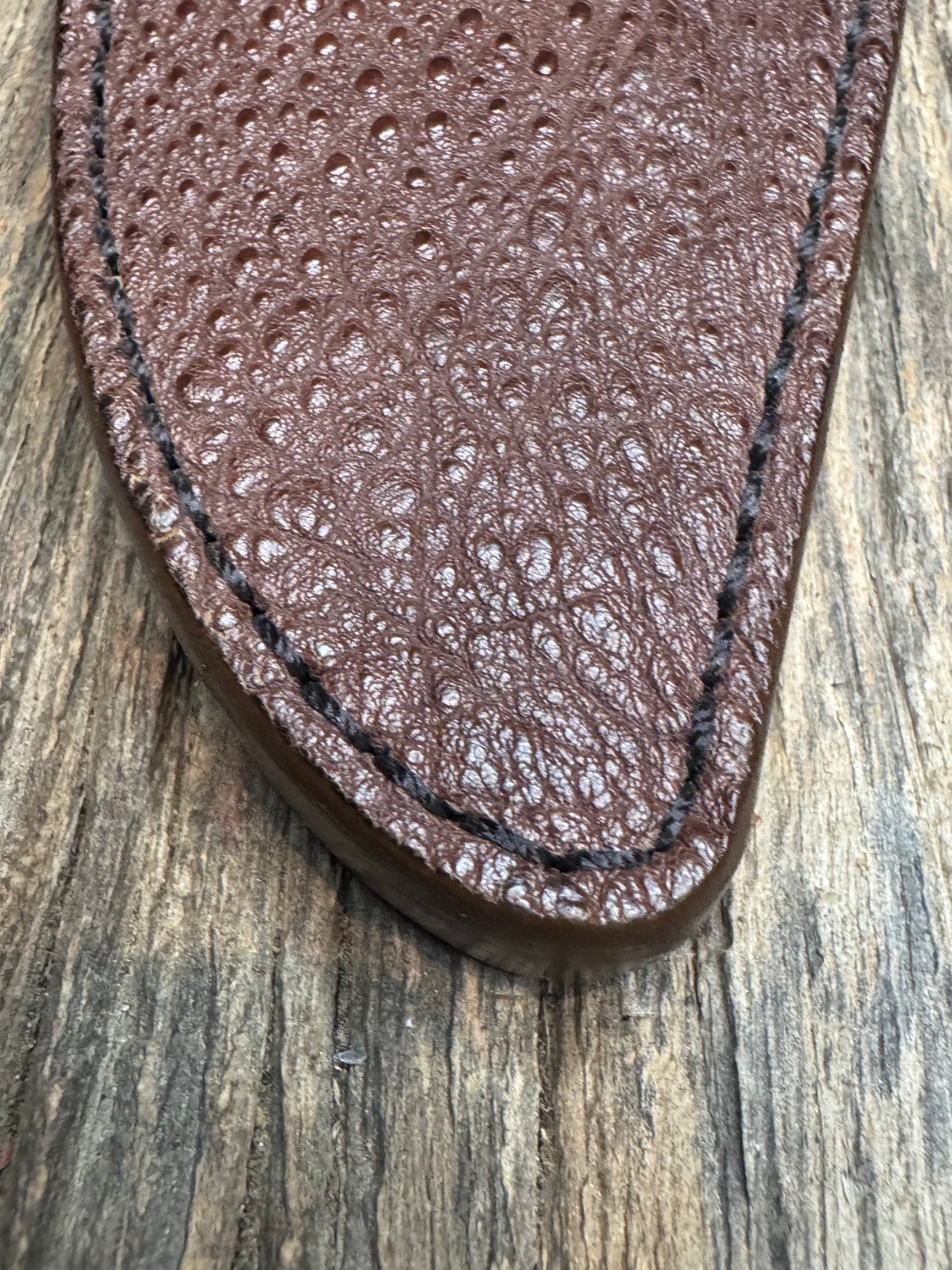 Randall Model 19-5 Exotic Snapping Turtle Skin Sheath from Treeman.