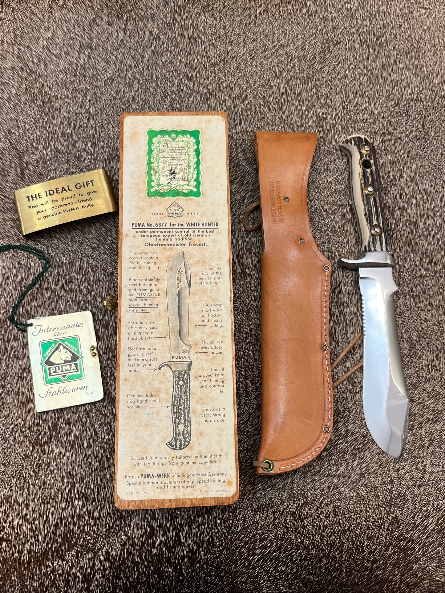 Puma White Hunter Made for Kruger National Park South Africa in 1960