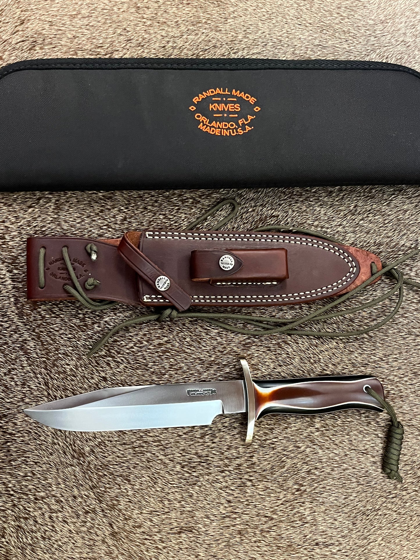 Model 14 - Attack with Brown, White and Black Micarta