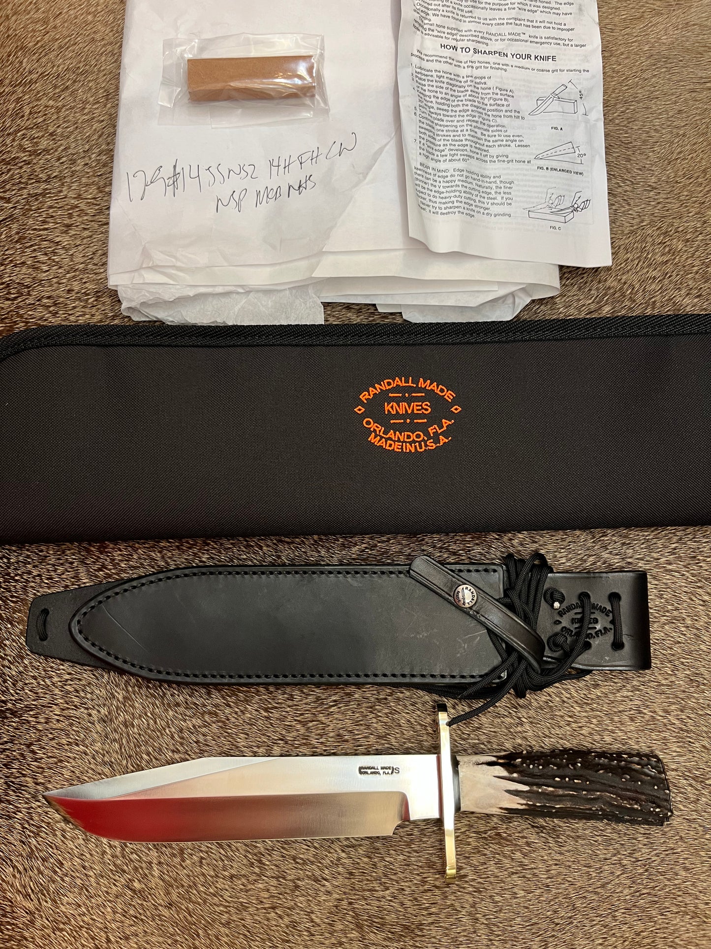 #12-9” #14 Grind Sportsman Bowie Beautiful Stag