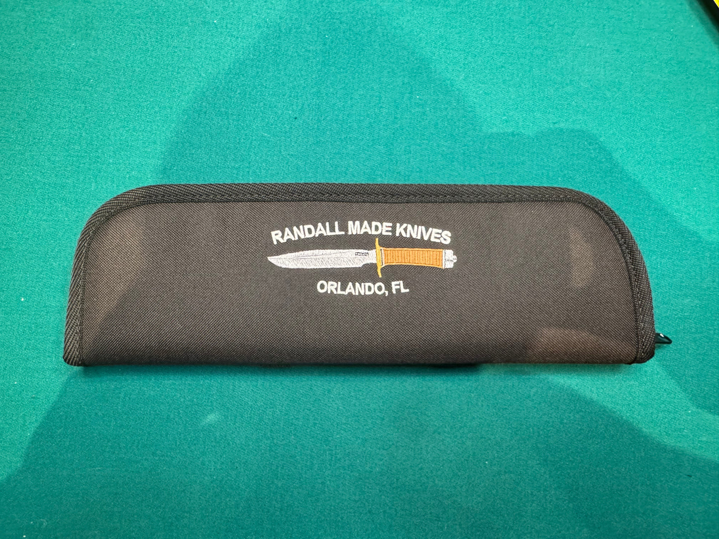 New Robbins Custom Knife case Randall Model 1 -7 Silk threading 13 inch interior usable case