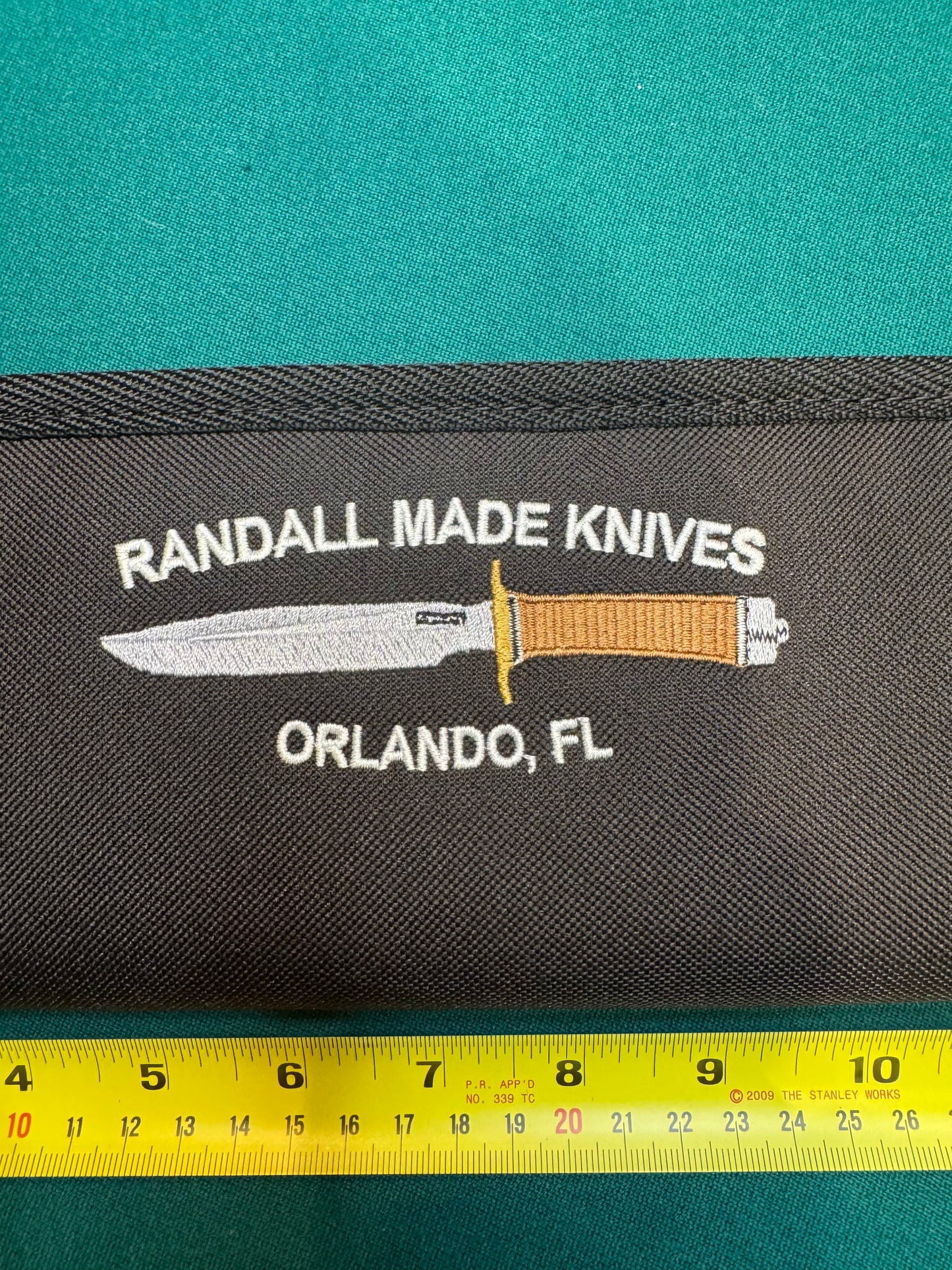 New Robbins Custom Knife case Randall Model 1 -7 Silk threading 13 inch interior usable case