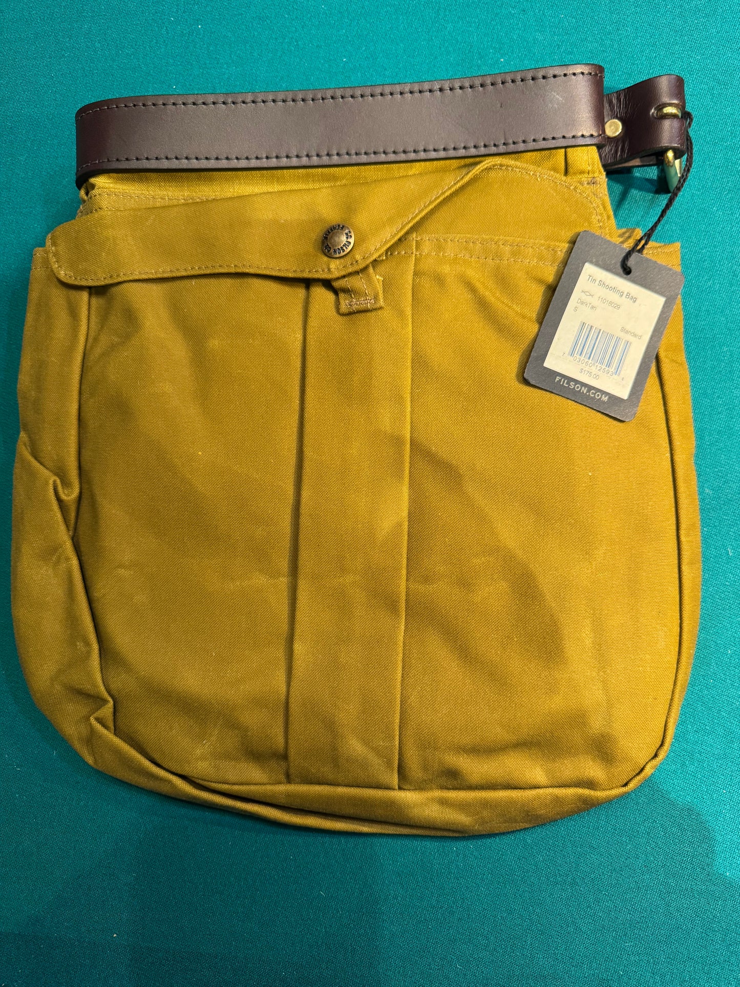 Filson Rugged Tin Shooting Bag Size Small Discontinued Brand New NWT USA Made 11016029