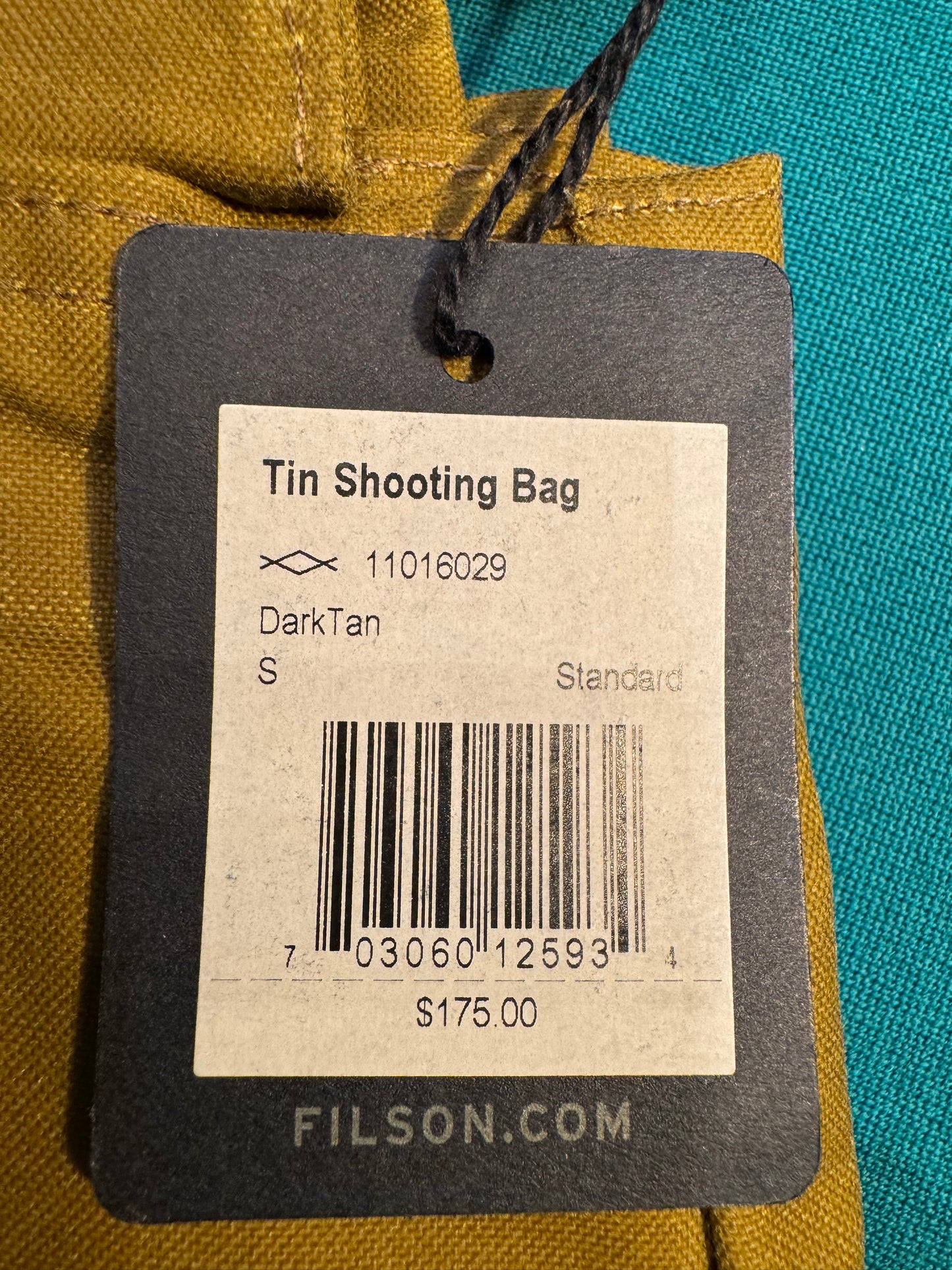 Filson Rugged Tin Shooting Bag Size Small Discontinued Brand New NWT USA Made 11016029