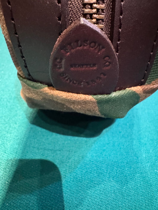 Filson Travel Dopp Kit Dark Wax Shrub New NWT Made USA 20229978